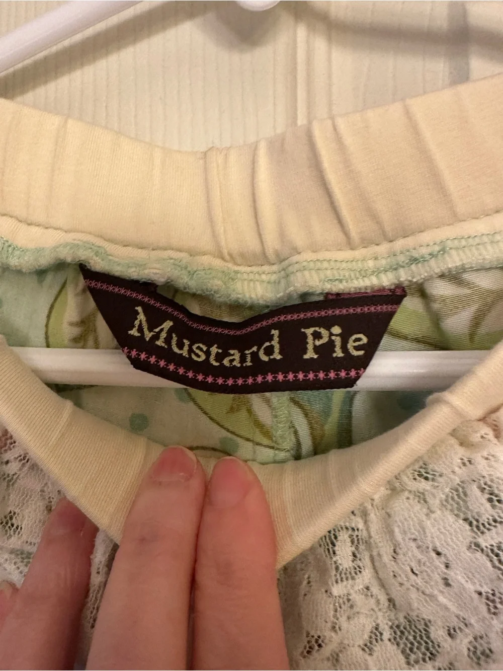 Mustard Pie Girls Floral Ruffle Capri Pants